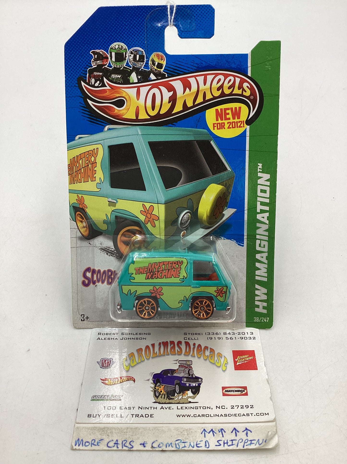 2012 Hot wheels #38 The Mystery Machine 123C