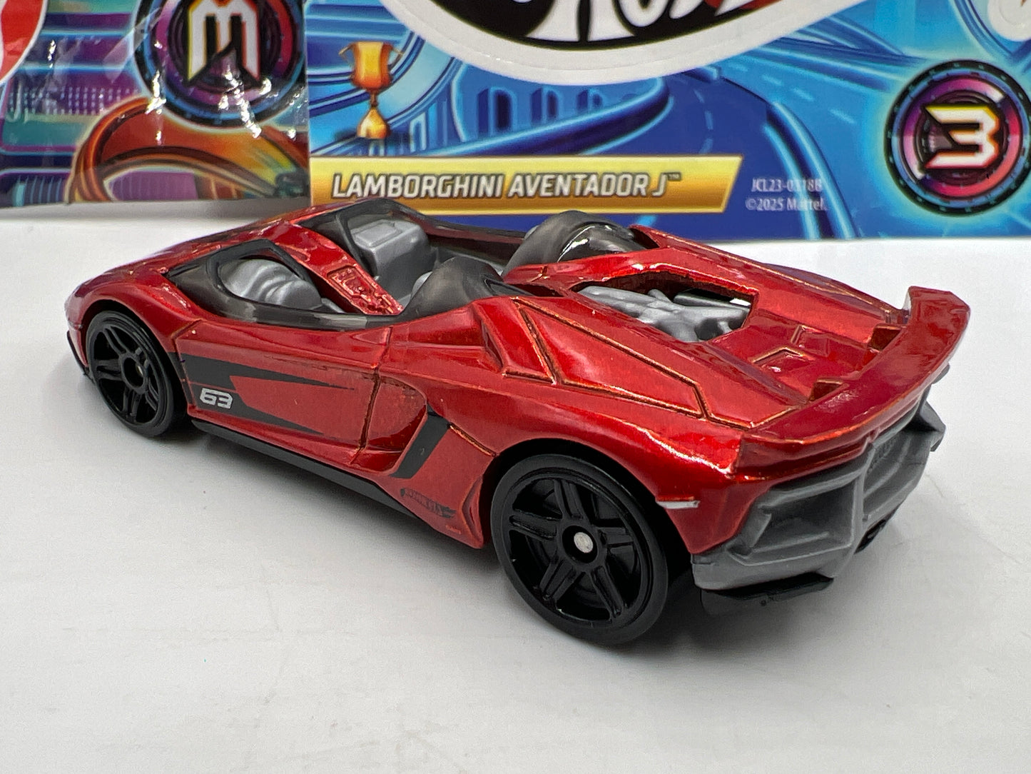 2025 Hot Wheels Mystery Models Series 3 #1 CHASE Lamborghini Aventador J Red