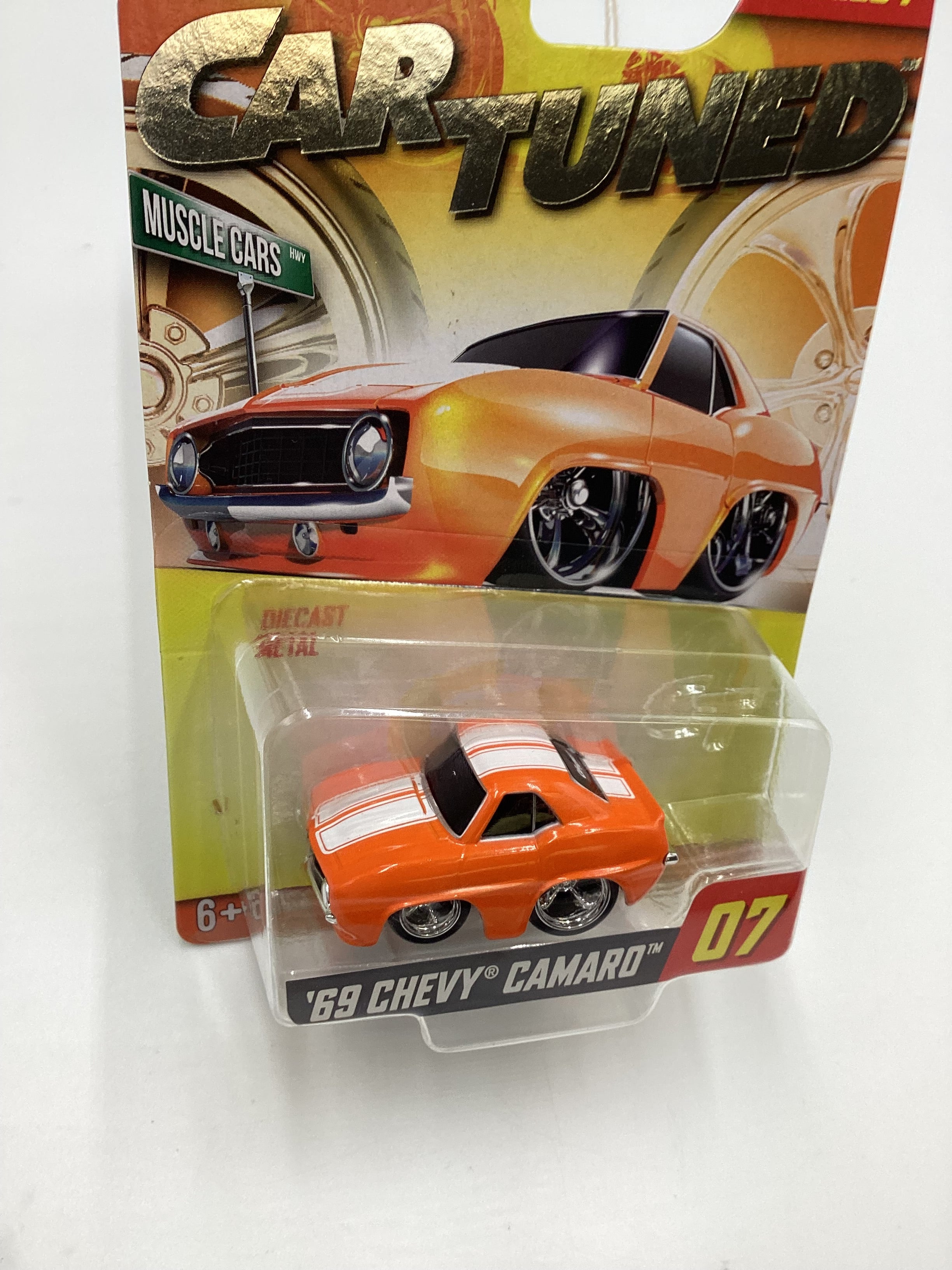 2024 Car Tuned Series 1 #07 69 Chevy Camaro Orange Walgreens