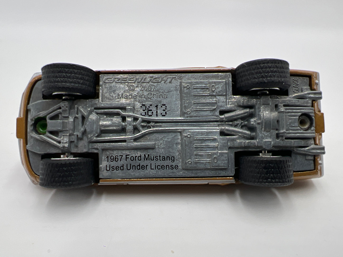 Greenlight Premium 1/64 1967 Ford Mustang GT Brown Loose