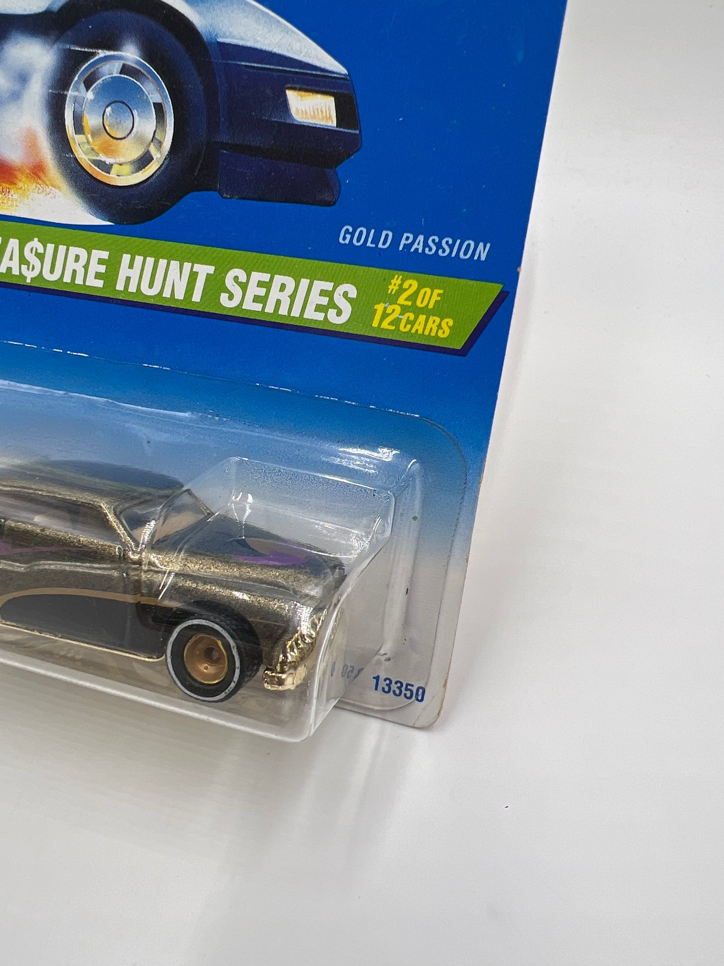 1995 Hot Wheels Treasure Hunt Series #2 Real Riders Gold Passion W/Protector