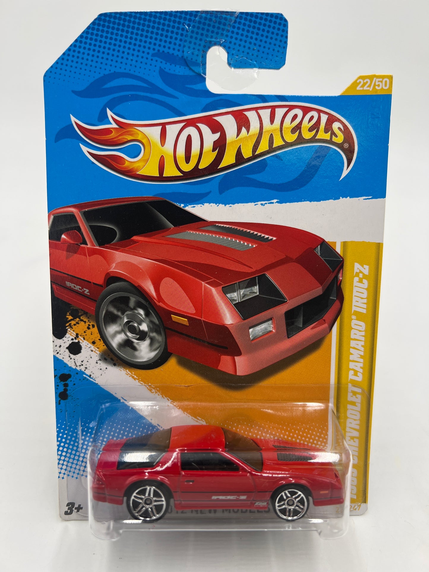 2012 Hot Wheels New Models #22 1985 Chevrolet Camaro IROC-Z Red *Bad J Hook*