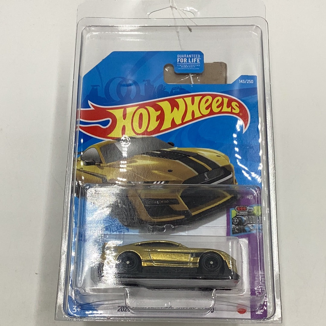 2021 Hot wheels Super treasure hunt Cracked Blister 2020 Ford Mustang Shelby GT500 W/Protector