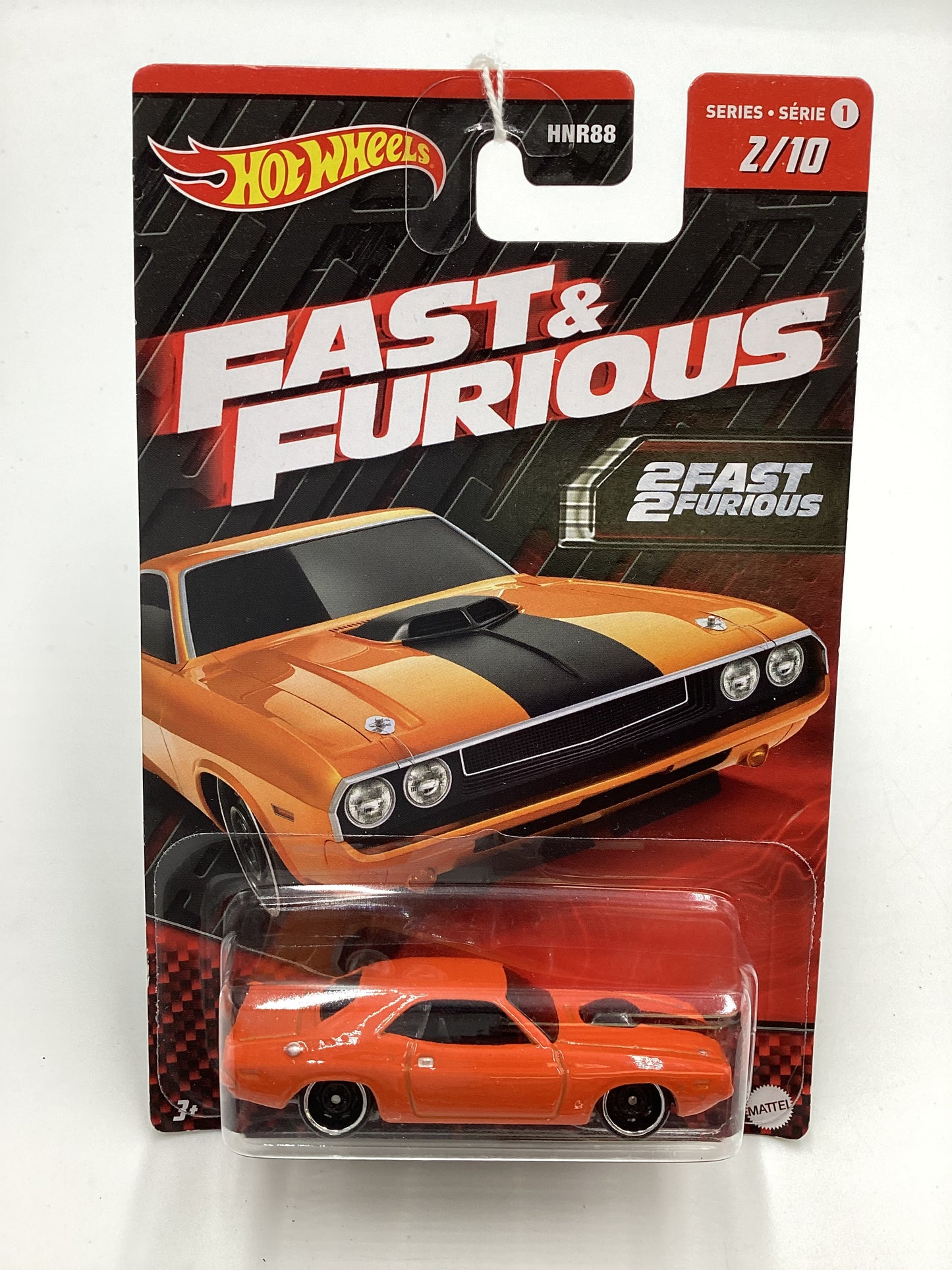2023 Hot Wheels Fast and Furious Series 1 #2 70 Dodge Hemi Challenger Orange 71B