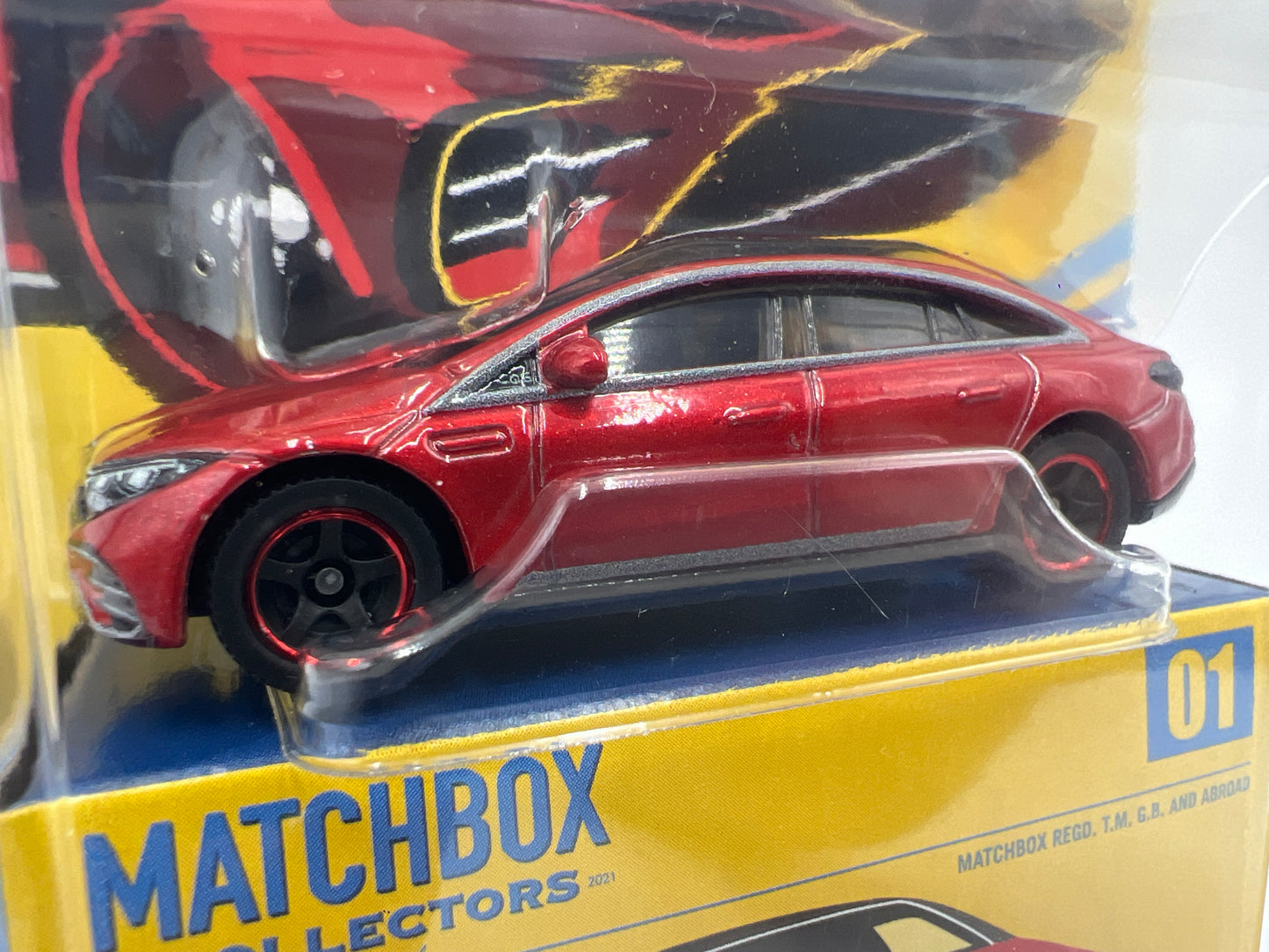 2025 Matchbox Collectors #1 2022 Mercedes-Benz EQS Red 165i