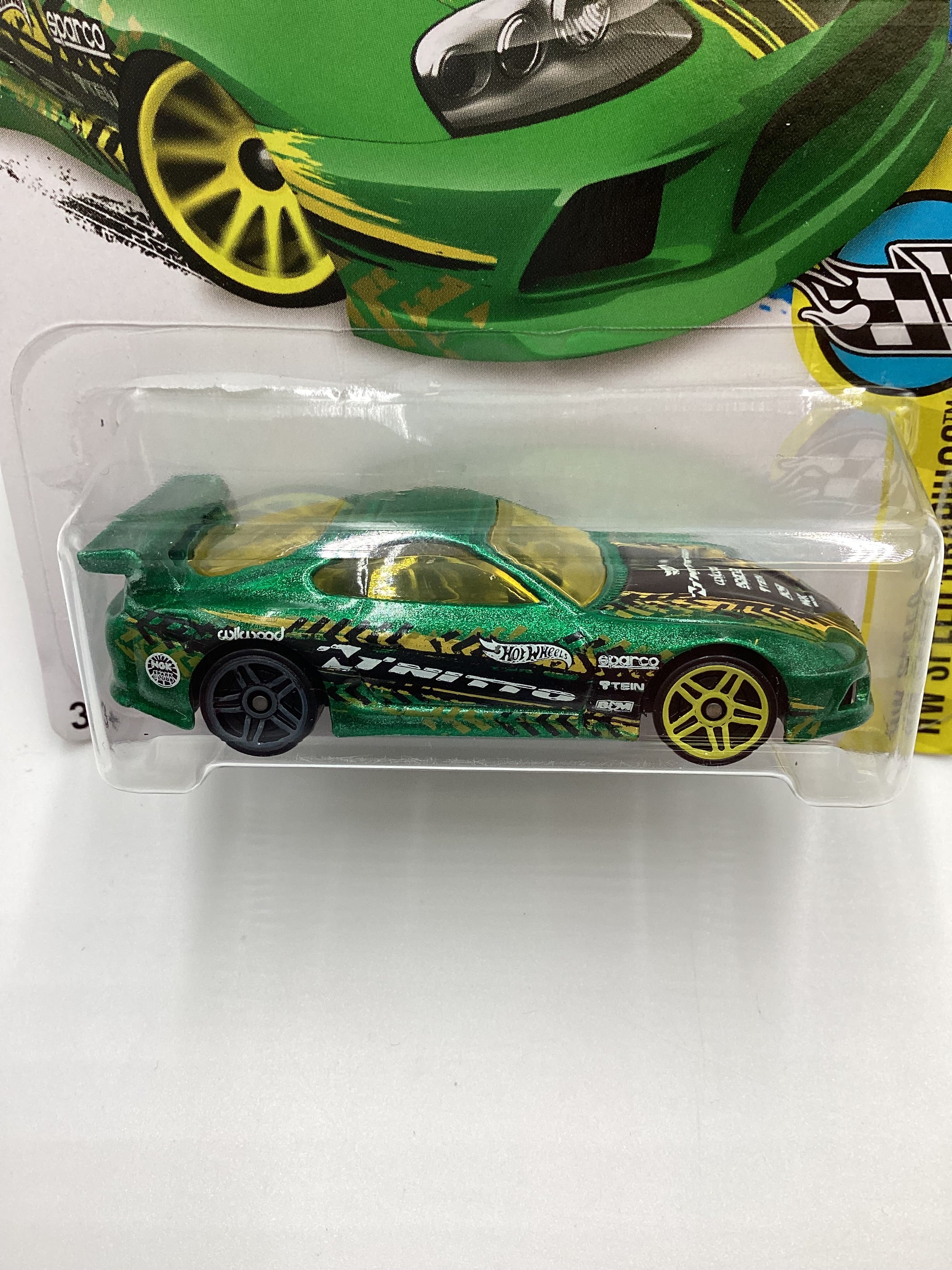 2016 Hot Wheels #177 Toyota Supra Green Nitto 93A – carolinasdiecast