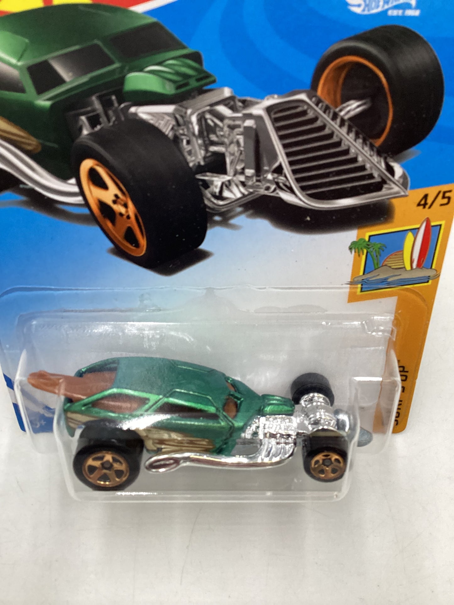 2018 Hot Wheels Kmart Exclusive Surf Crate Green 237D