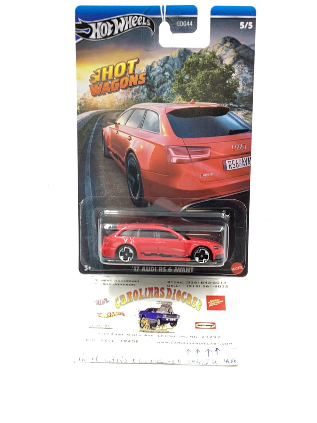 2023 hot wheels Hot Wagons 17 Audi RS 6 Avant 5/5 AA1