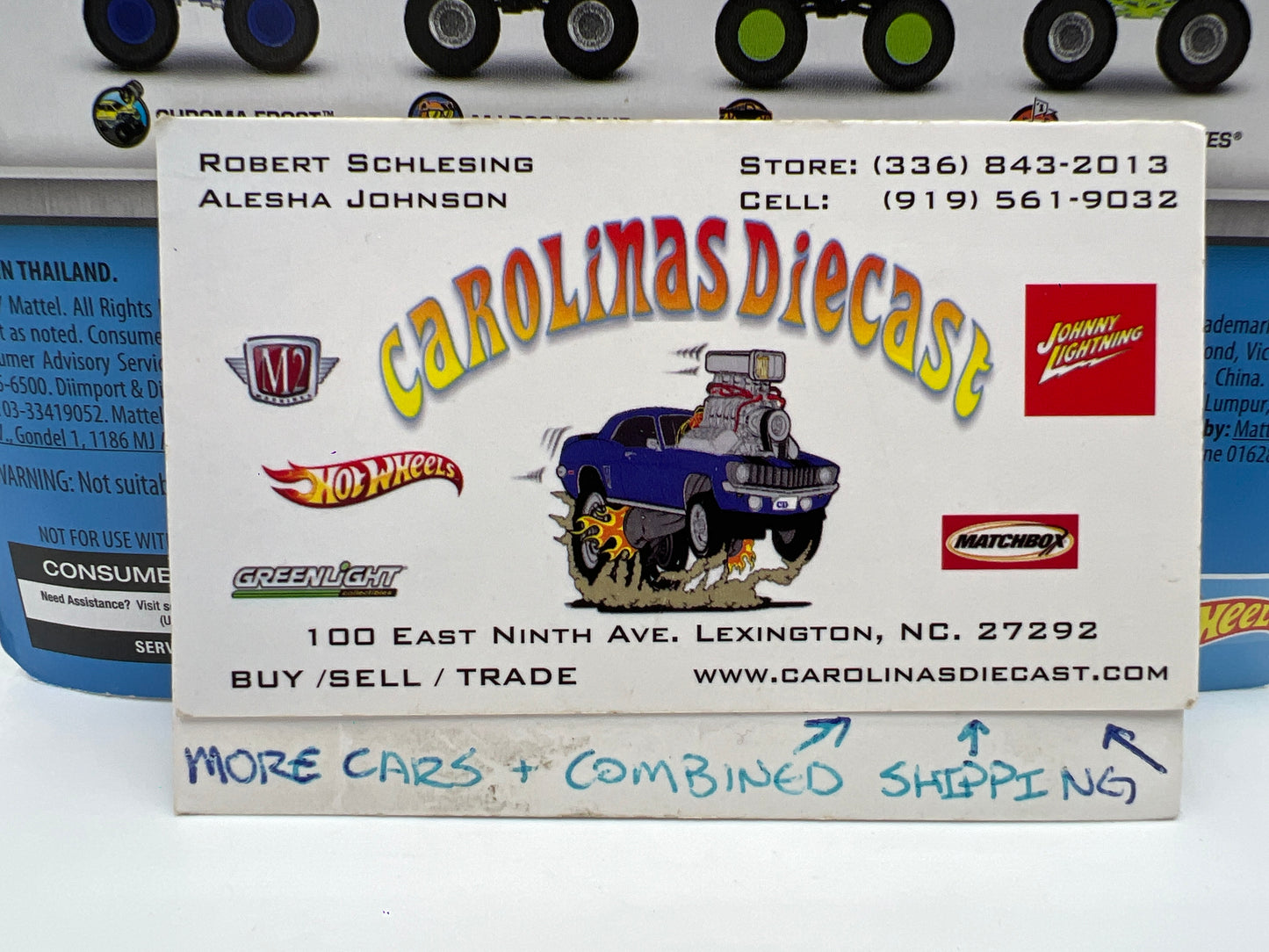 Hot Wheels Monster Jam X-Ray Body #1 Blue Thunder 130A