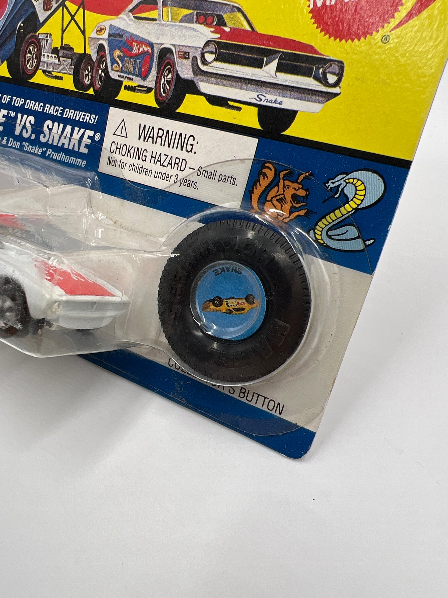 Hot Wheels Vintage Collection Mongoose Vs. Snake Don Prudhomme The Snake II White
