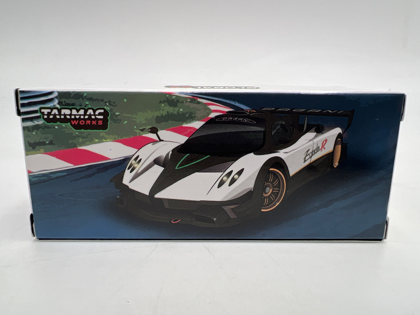 Tarmac Works x Global 64 Pagani Zonda Revolucion Bianco Benny White