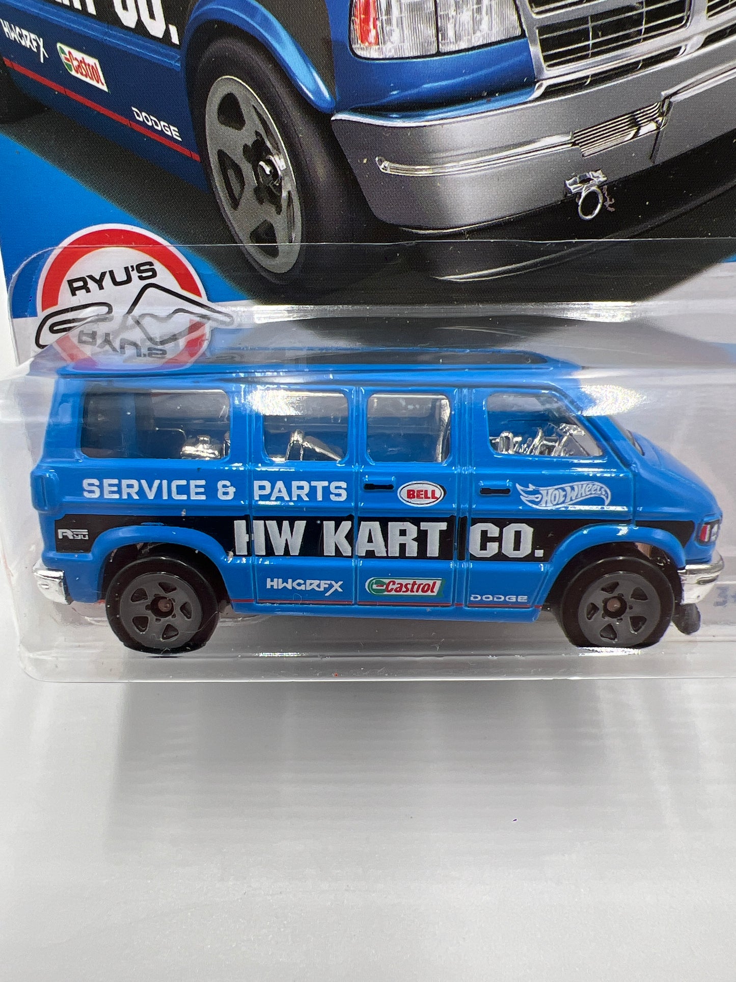 Hot Wheels Best Buy Exclusive HW Metro #55 Dodge Van Blue 237E