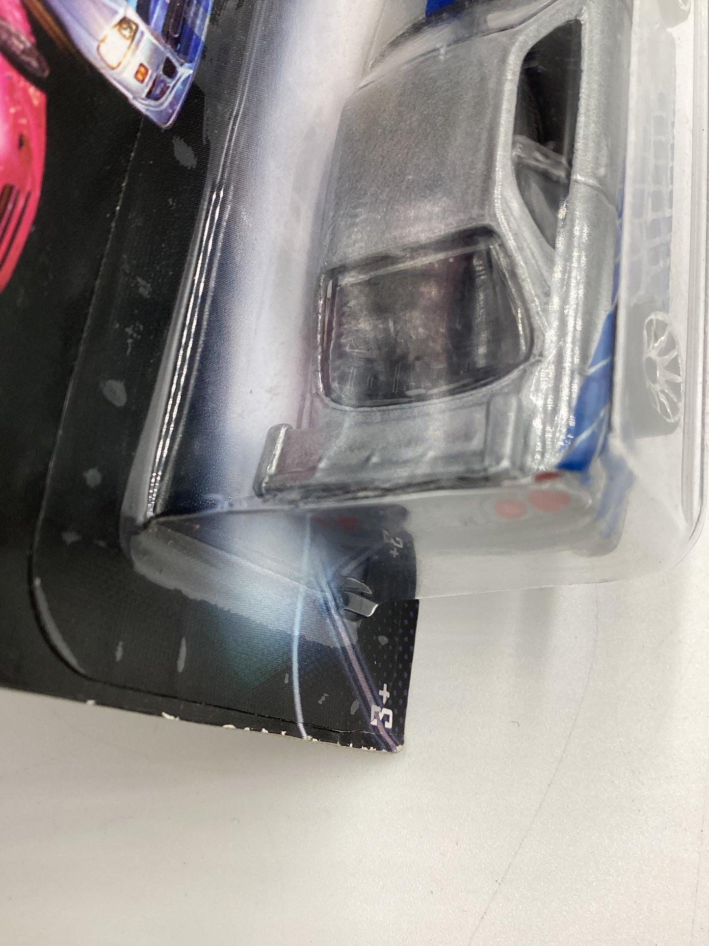 2014 Hot Wheels Fast and Furious #3 Nissan Skyline GT-R (R34) Silver Cracked Blister