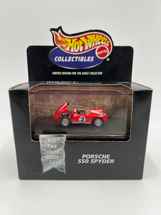 Hot Wheels Collectibles Black Box Porsche 550 Spyder Red