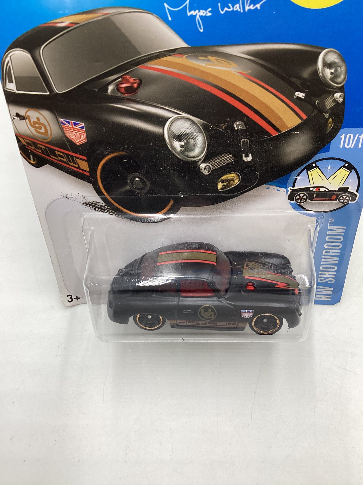 2016 Hot wheels Magnus Walker #120 Porsche 365A Outlaw Black 100C