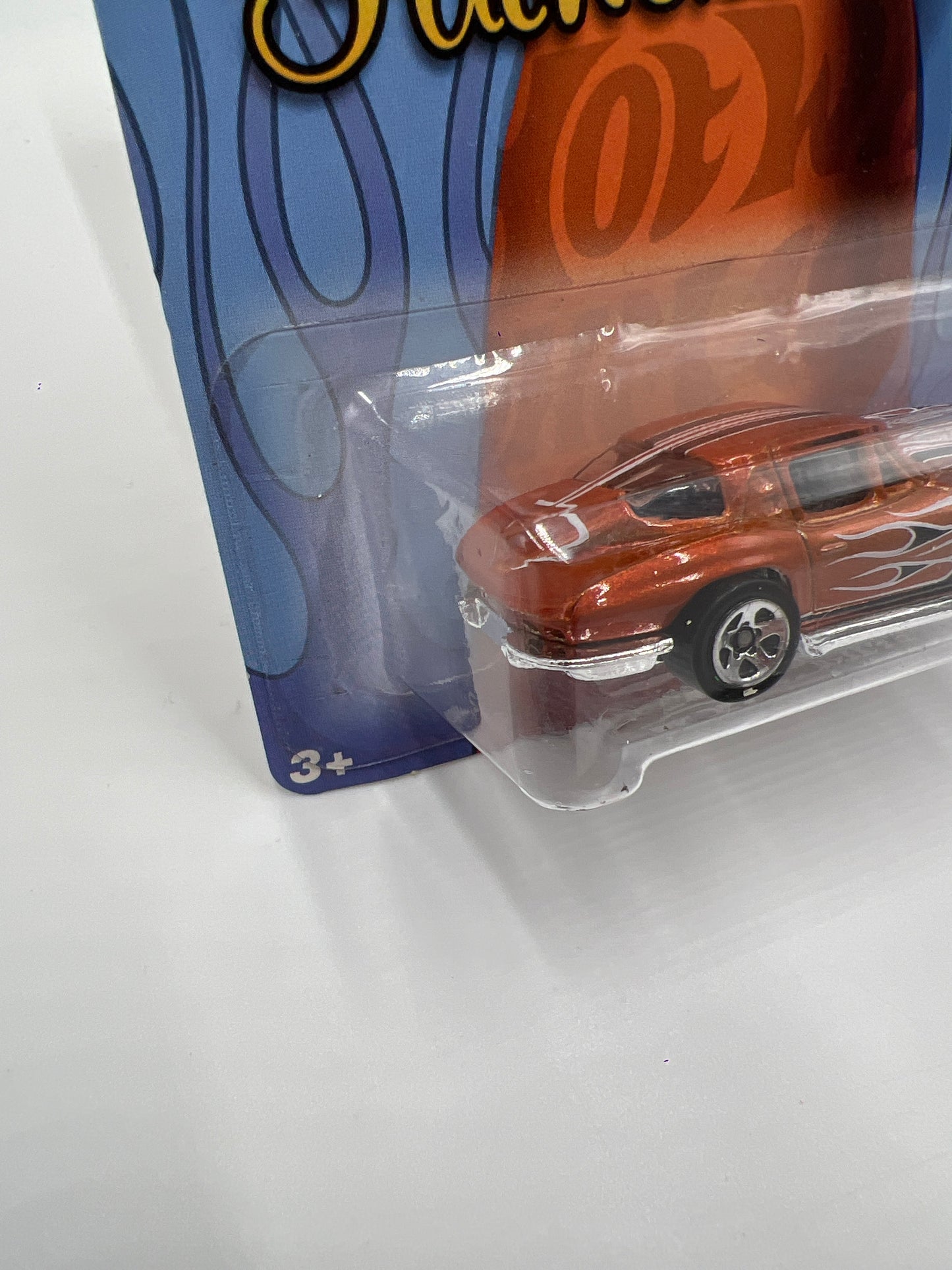 2008 Hot Wheels Fathers Day 63 Split Window Corvette Orange 160B