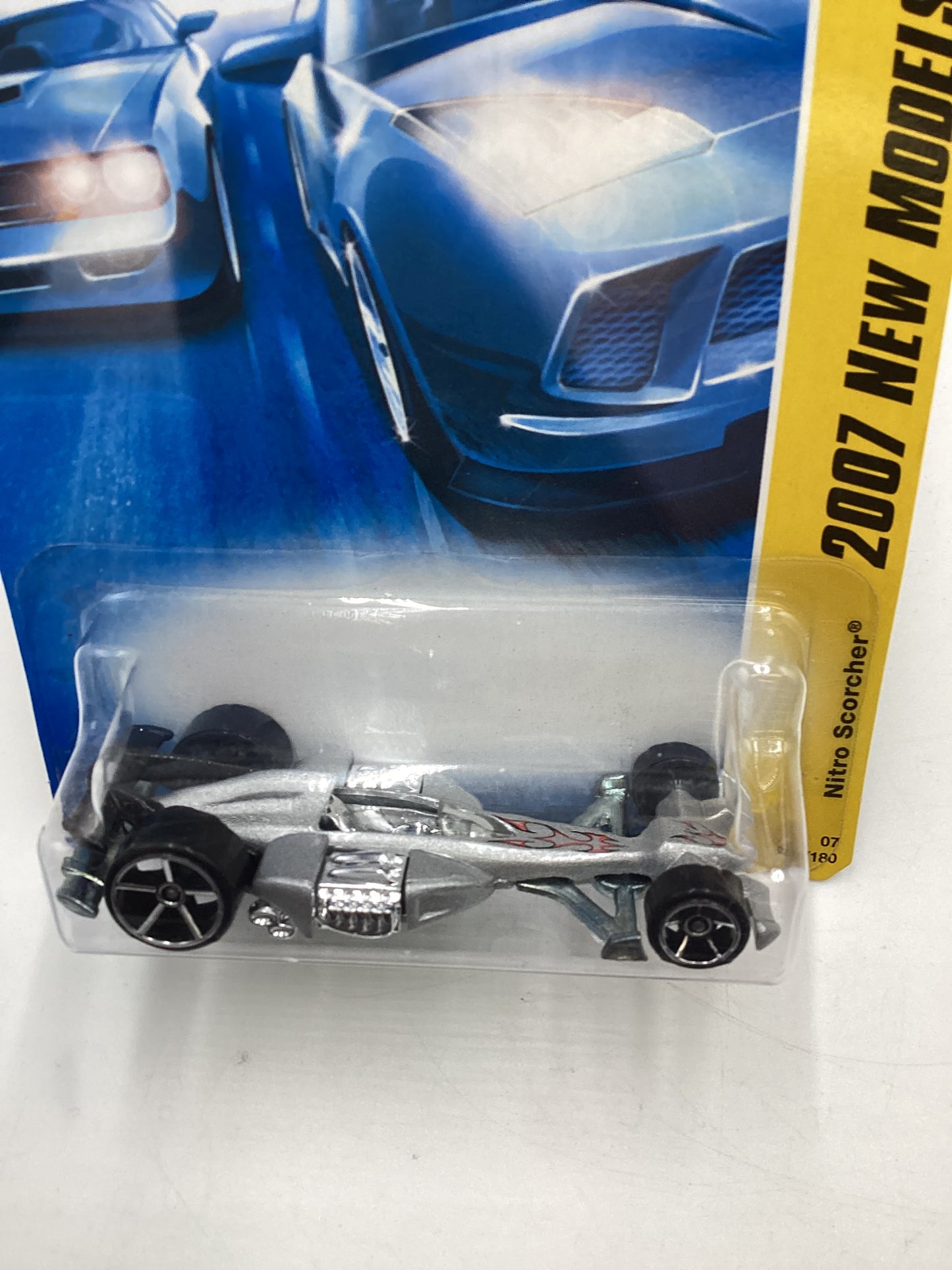 2007 Hot Wheels New Models #21 Nitro Scorcher Silver ii2