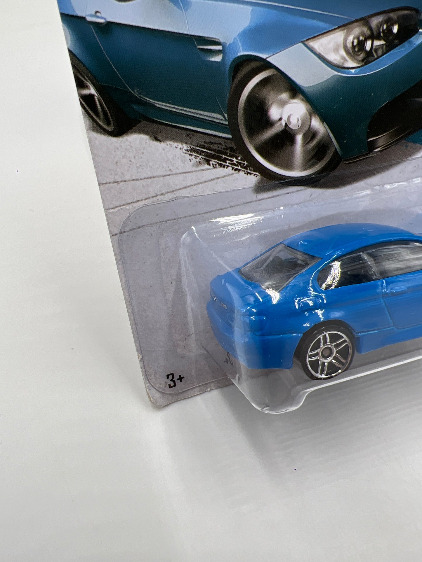 2013 Hot Wheels City #7 BMW M3 Blue SR