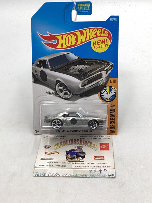 2017 Hot Wheels #335 Custom 67 Pontiac Firebird 53G