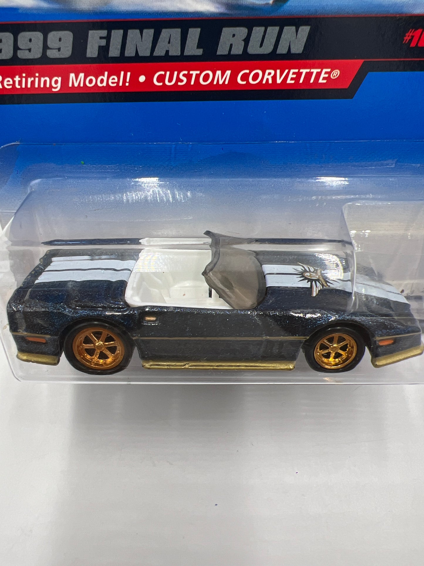 1999 Hot Wheels Final Run Series #10 Custom Corvette Blue 9A