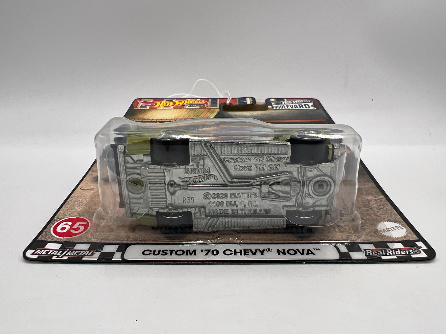 Hot Wheels Premium Boulevard #65 Custom 70 Chevy Nova Green 265B