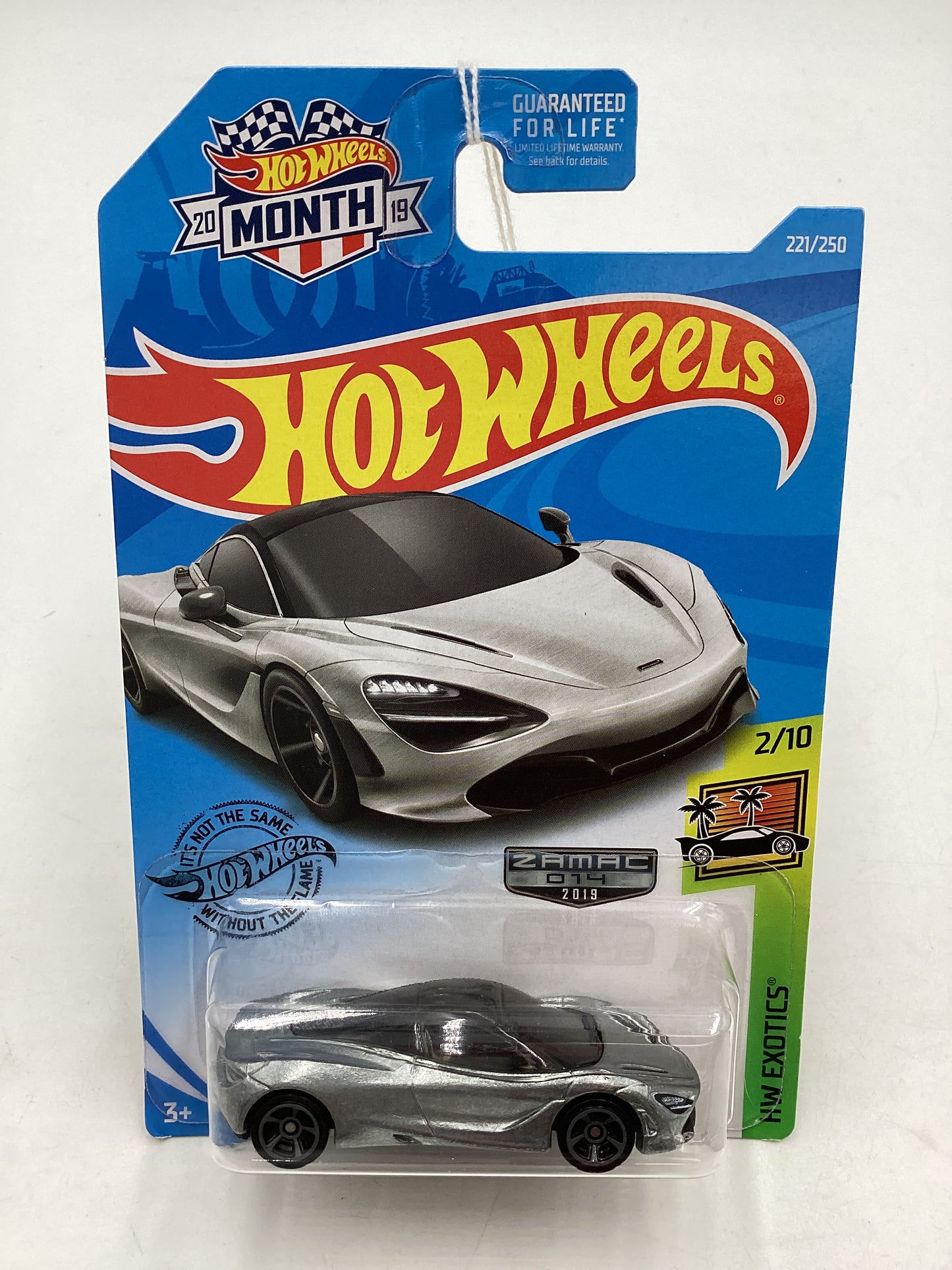 2019 Hot wheels#221  McLaren 720S Zamac #14 147G