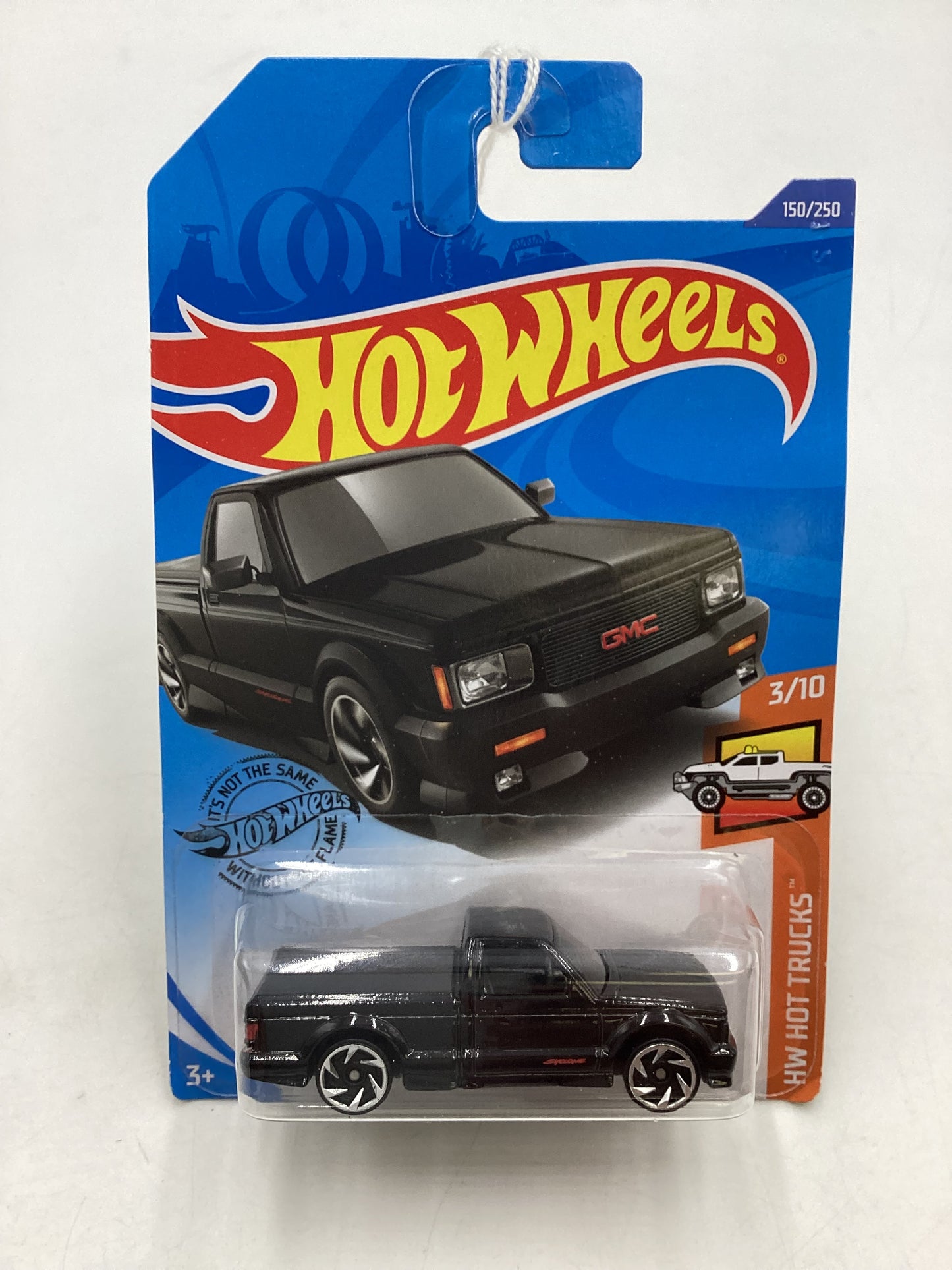 2020 Hot Wheels #150 91 GMC Syclone Black Intl Card 43B