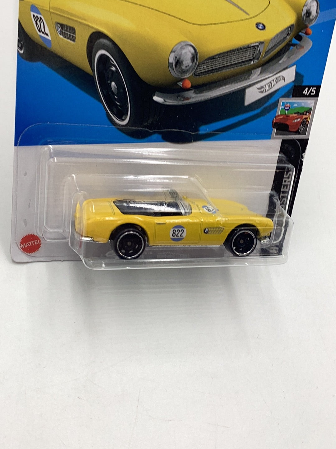 2024 Hot Wheels #67 BMW 507 Yellow 109E