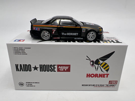 Mini GT x Kaido House #093 Nissan Skyline GT-R R34 The Hornet