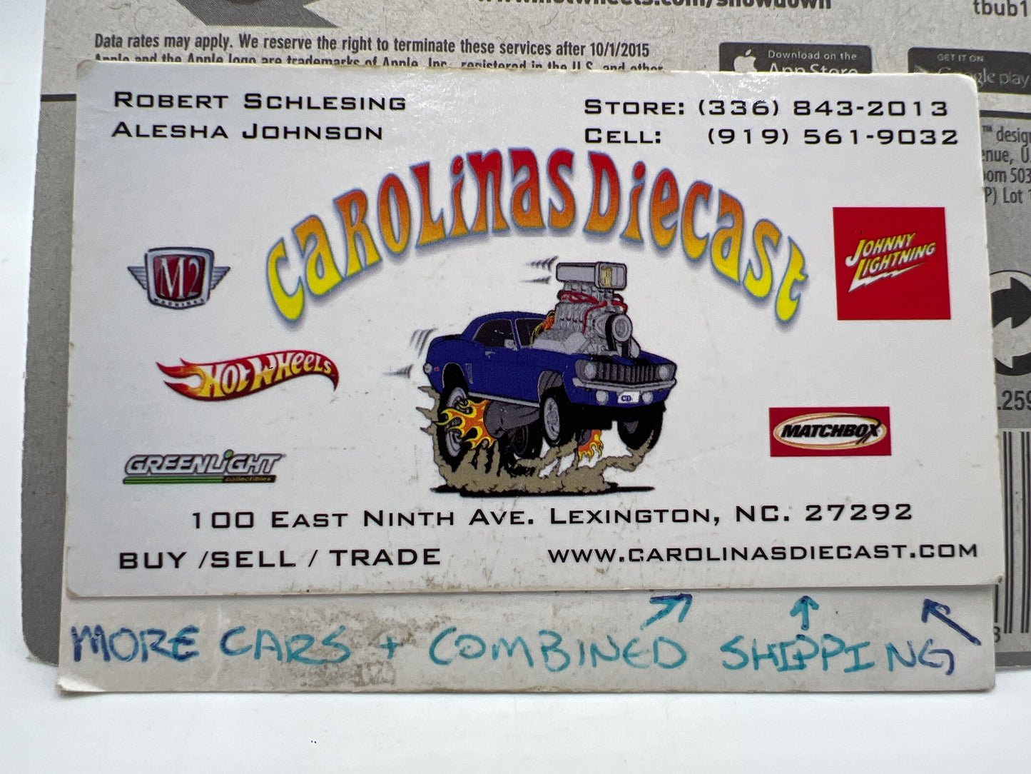 2014 Hot Wheels Workshop #209 Harley-Davidson Fat Boy Light Blue 113B