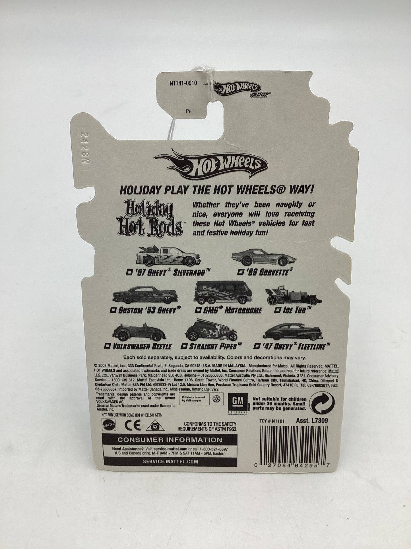 Hot wheels Holiday Hot rods Ice Tub 156E