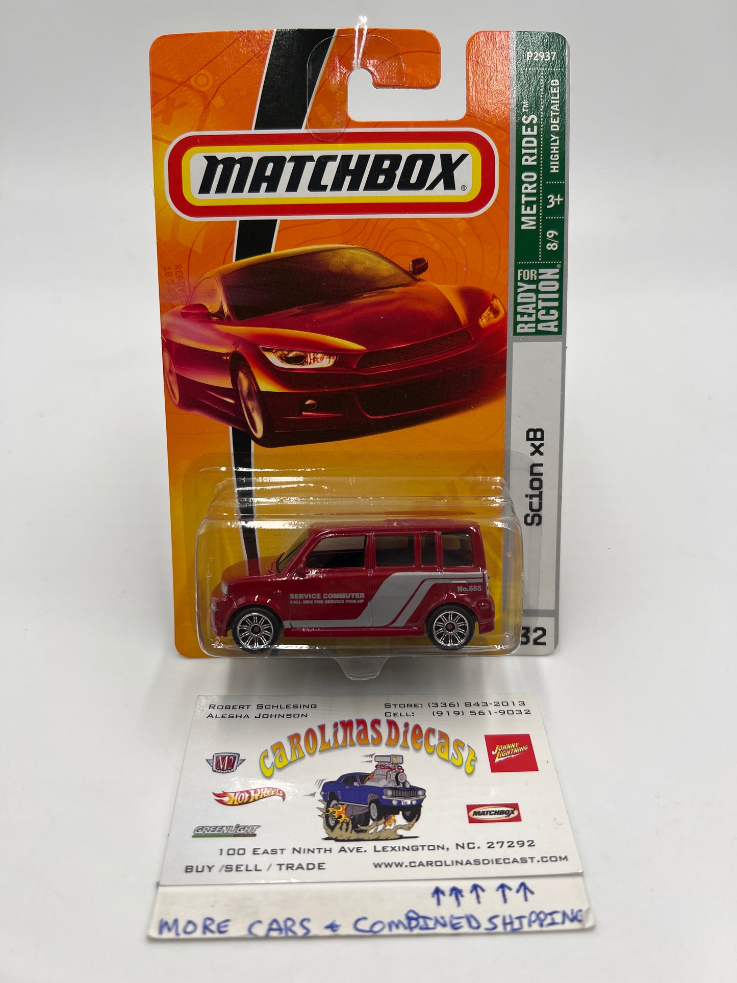 Matchbox #32 Metro Rides Scion xB Red 208A