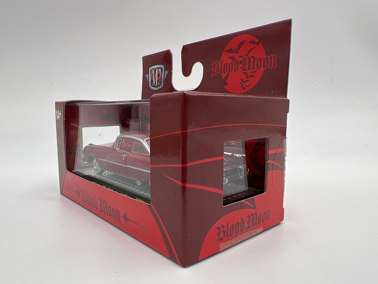 2025 M2 Machines Walmart Exclusive Halloween Blood Moon 1959 Cadillac Series 62 Red WMTS21