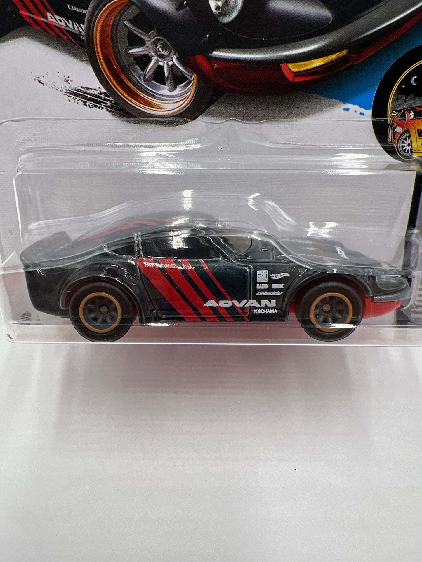 2017 Hot Wheels Super Treasure Hunt Nissan Fairlady Z Black Advan W/Protector