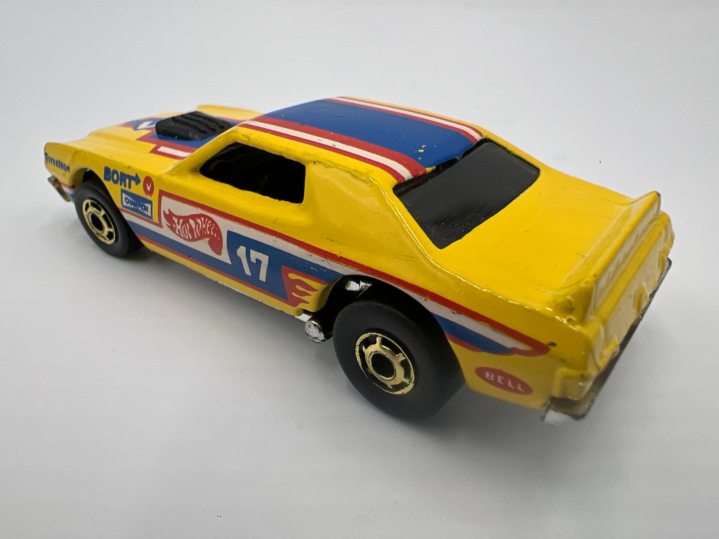 Hot Wheels 1/64 Vintage The Hot Ones Torino Stocker Malaysia Base Yellow Loose