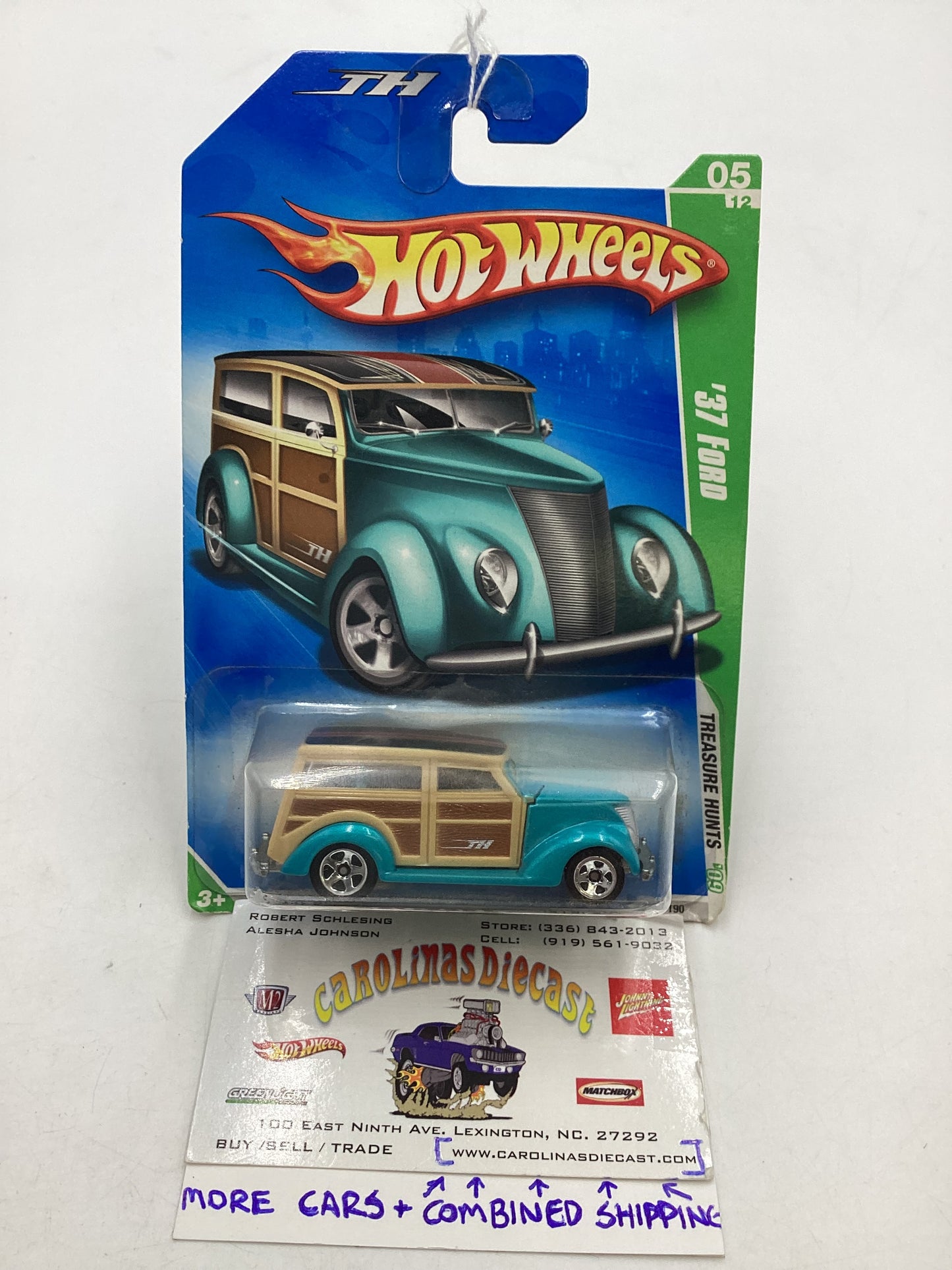 2009 Hot Wheels #047 Treasure Hunt 37 Ford 277C