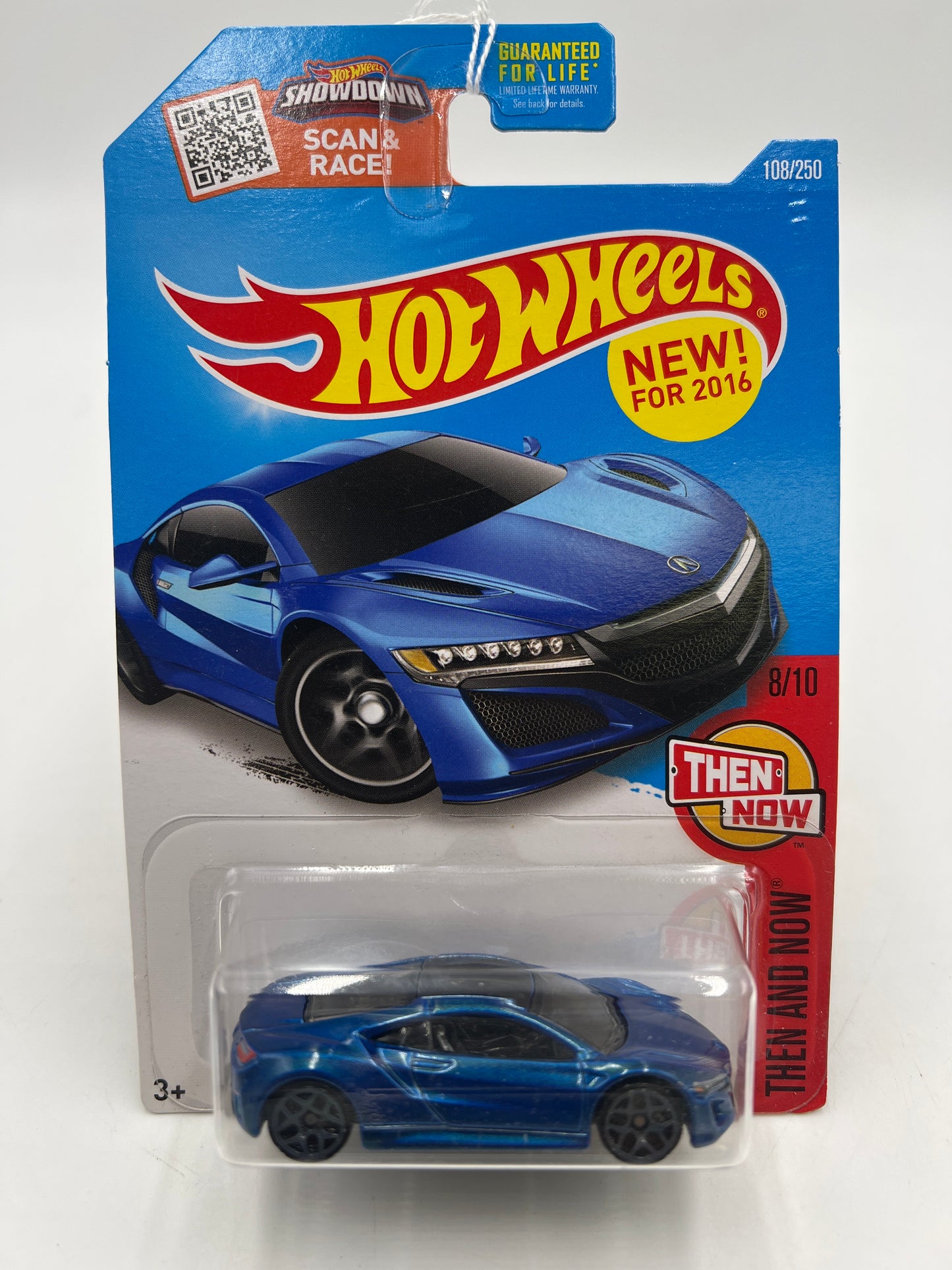 2016 Hot Wheels Then and Now #108 17 Acura NSX Blue 107E