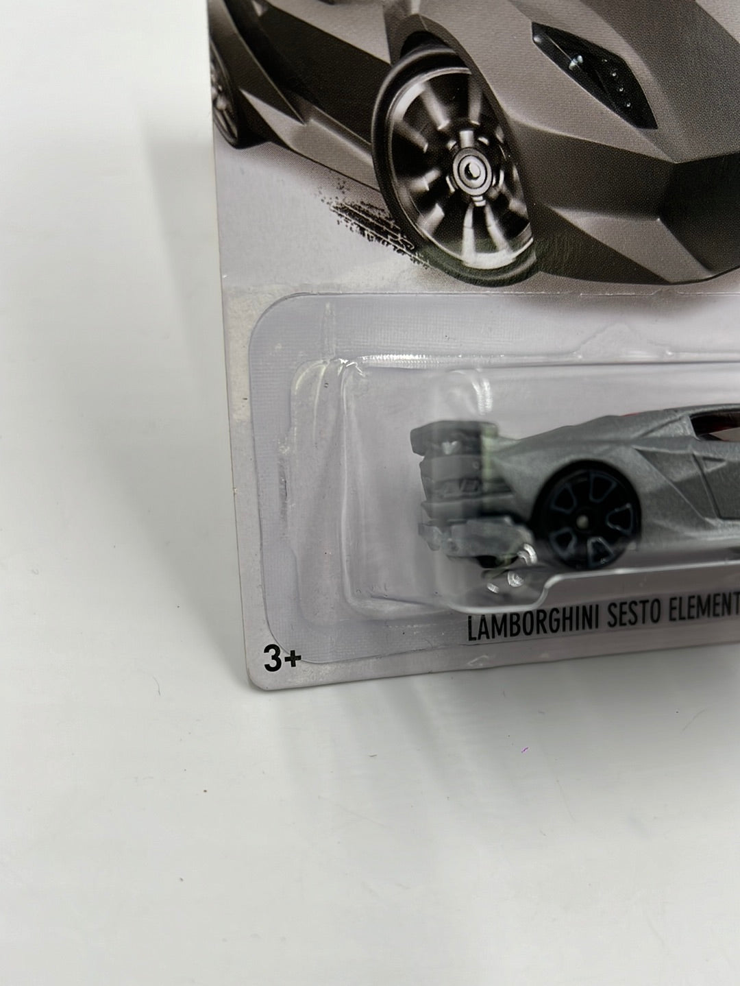 2014 Hot Wheels #39 HW City Lamborghini Sesto Elemento *Veins Back of Card* 102A