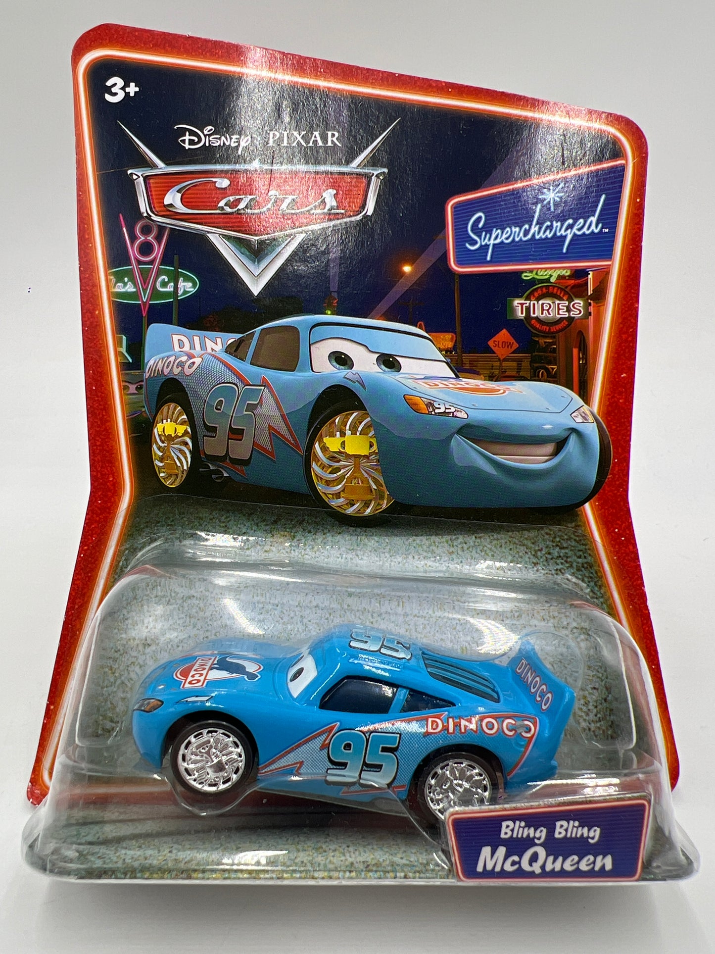 Disney Pixar Cars Supercharged Bling Bling McQueen 141B