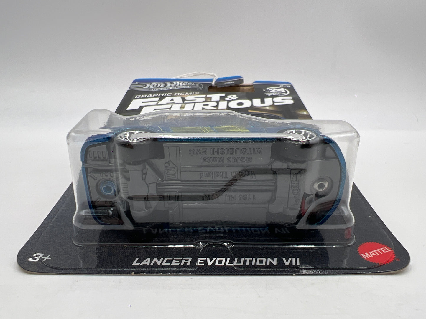 Hot Wheels Silver Series Fast & Furious Graphic Remix #2 Lancer Evolution VII Blue 74B
