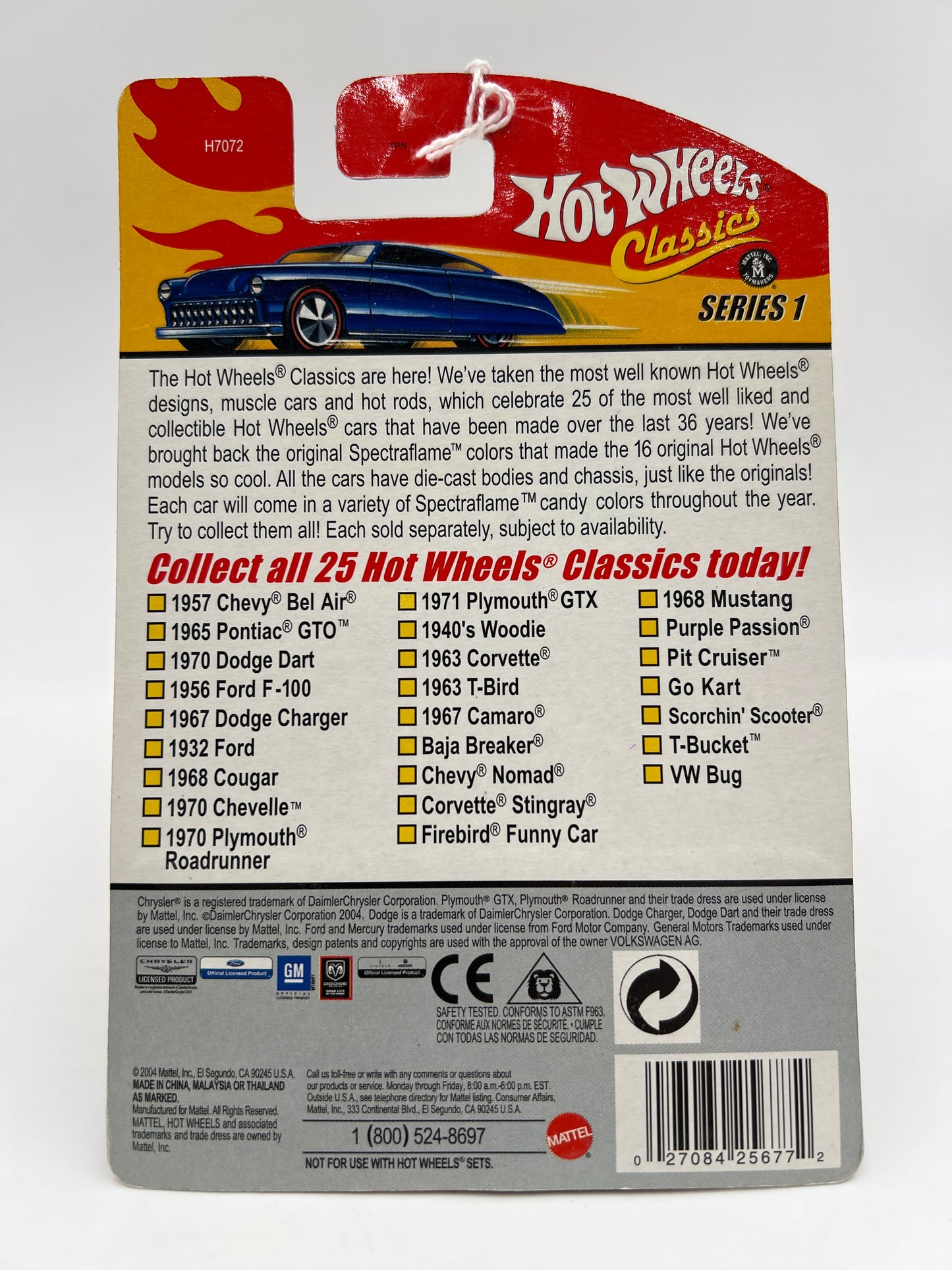 Hot Wheels Classics Series 1 #7 1968 Mercury Cougar Green