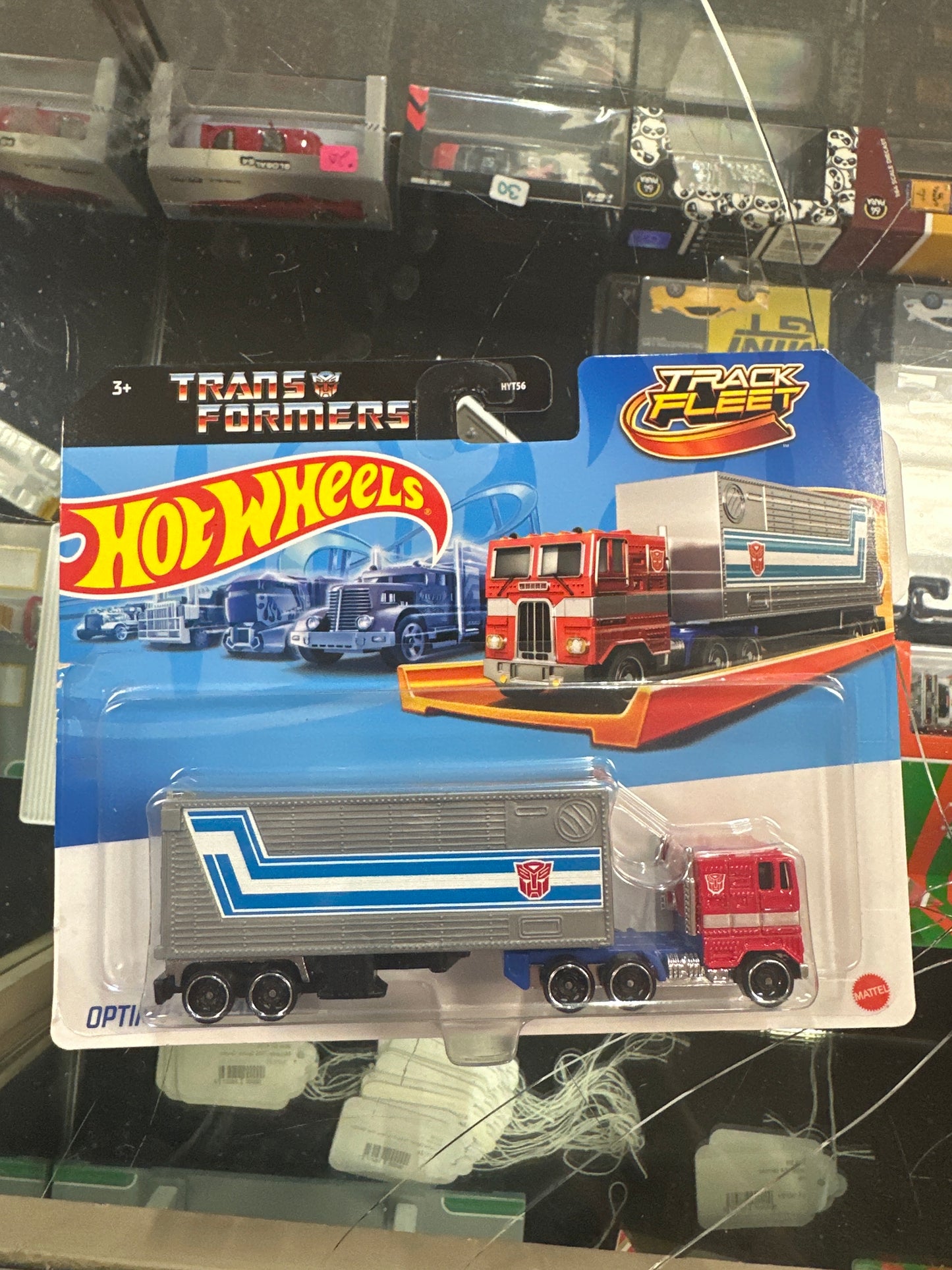 2024 Hot Wheels Track Fleet Optimus Prime see description SR