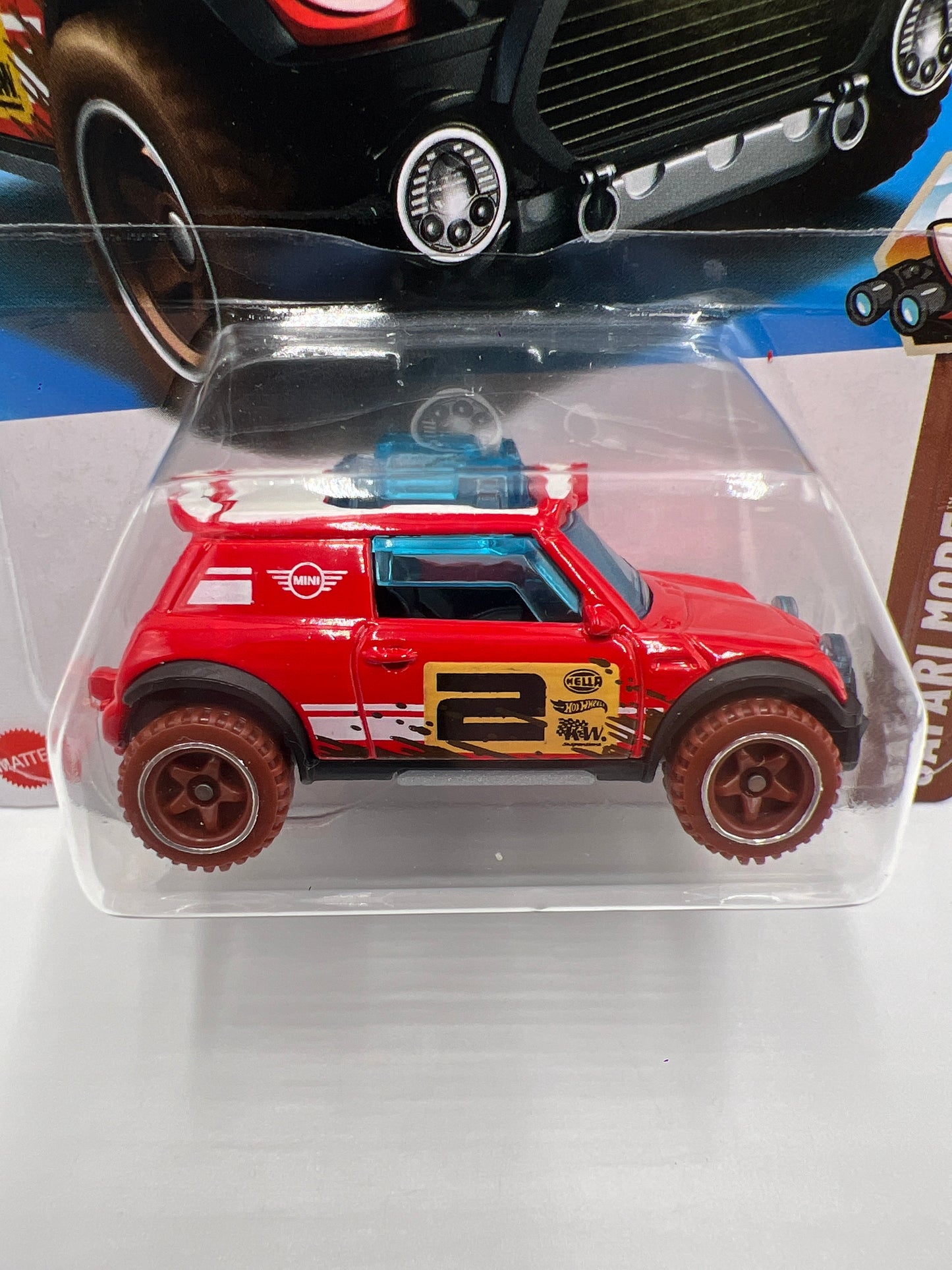 2025 Hot Wheels L Case Safari Mode #203 Lil Roar Red 114A