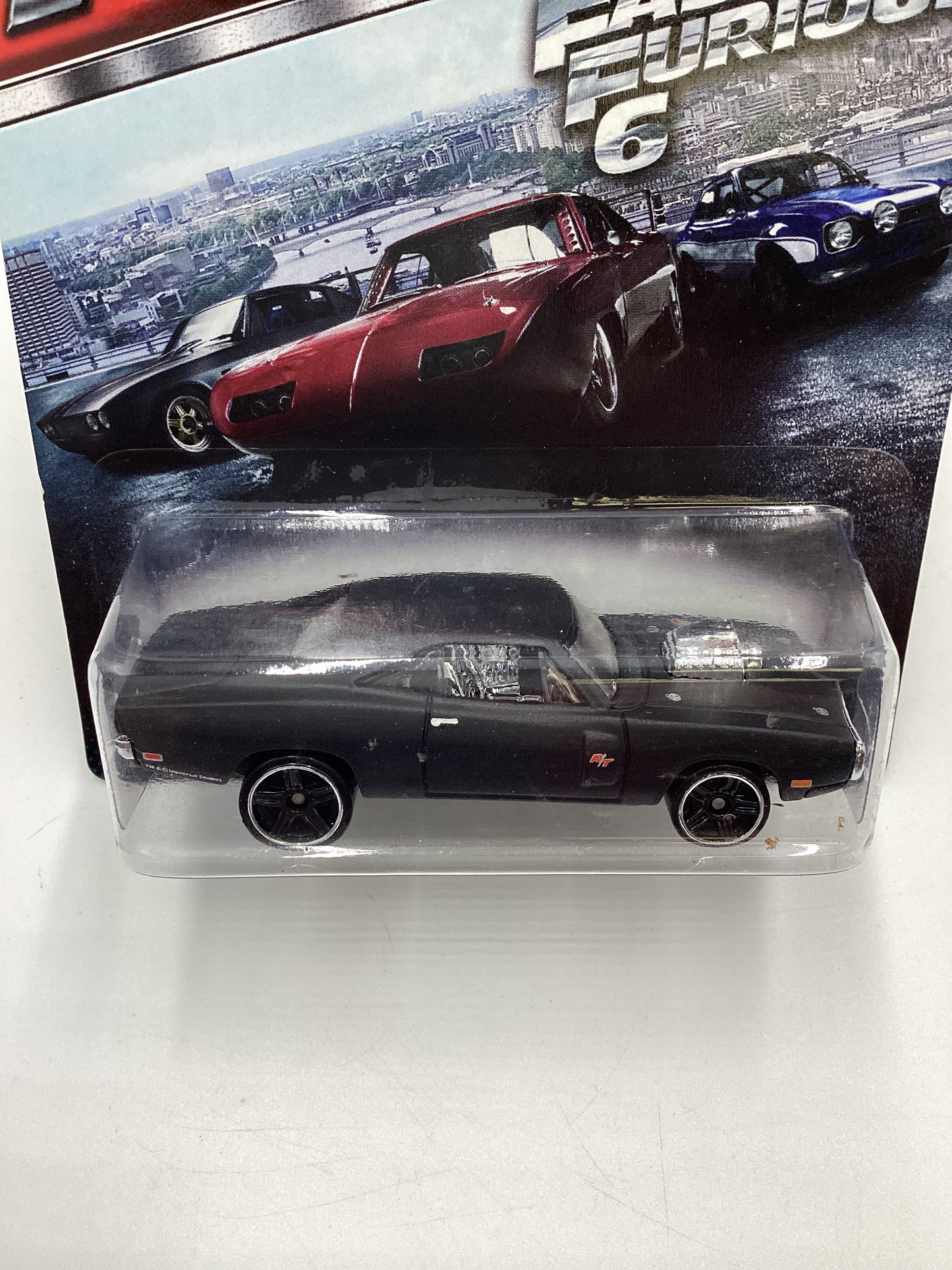 2015 Hot Wheels Fast & Furious #3 70 Dodge Charger R/T Black 69E
