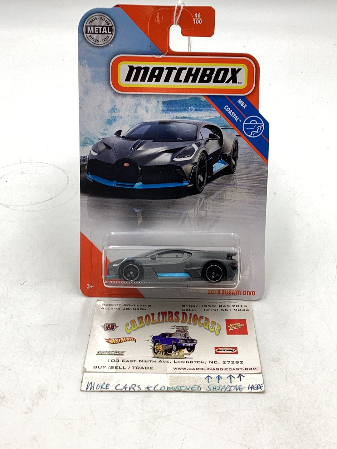 2020 matchbox #46 2018 Bugatti Divo 105F