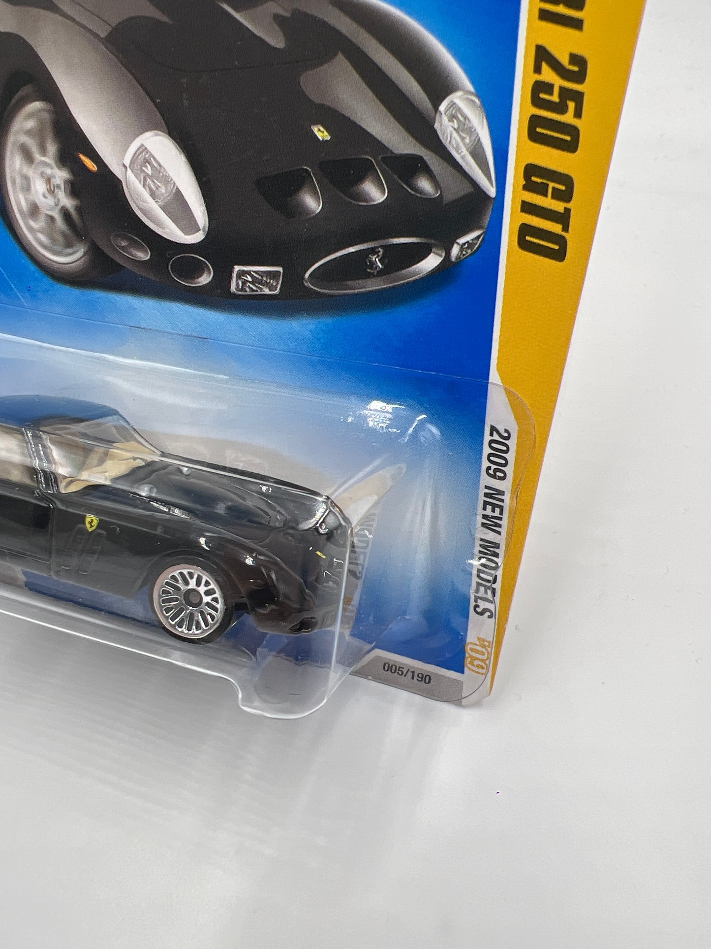 2009 Hot Wheels New Models #5 Ferrari 250 GTO Black Loose Blister SR