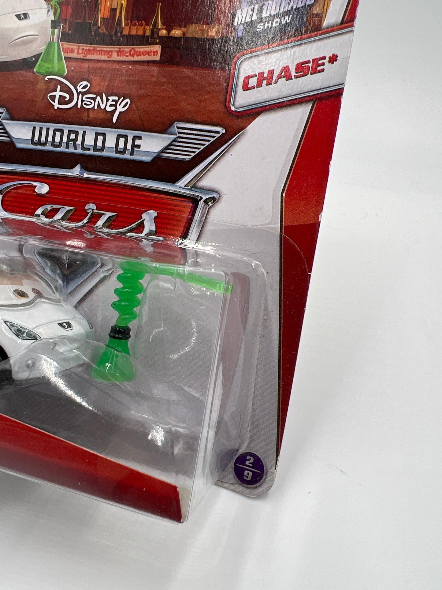 Disney Pixar The World of Cars #2 Mel Dorado Show Lee Race White Chase 140B