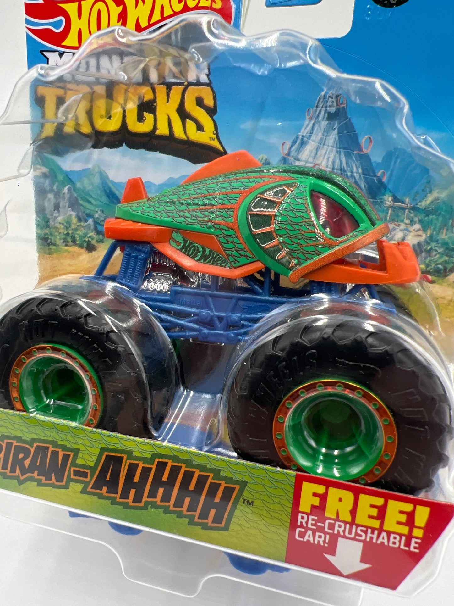 Hot Wheels Monster Trucks Wild Ride #23 Piran-ahhhh piranah 135i