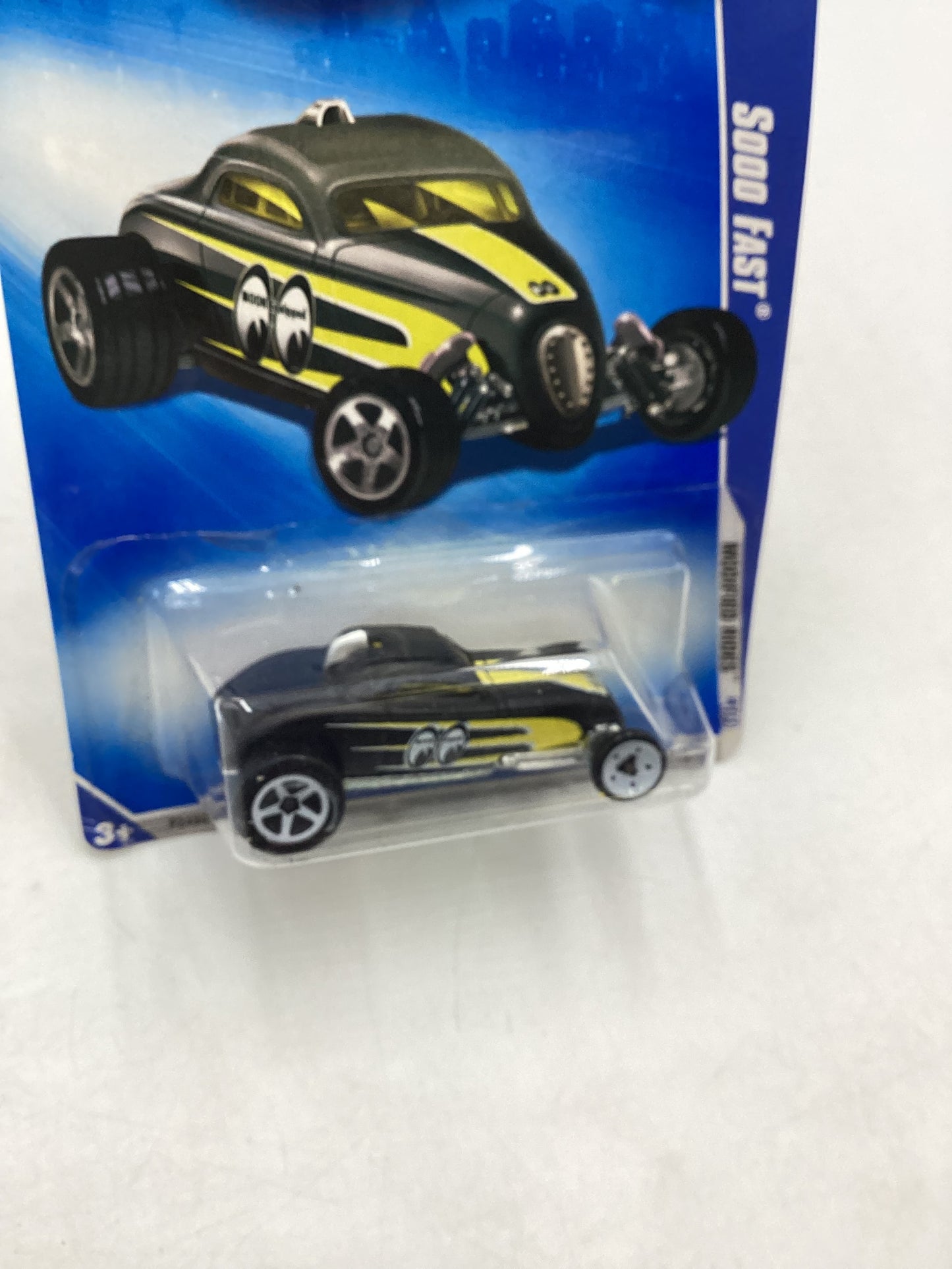 2009 Hot Wheels #160 Sooo Fast Black Mooneyes 97E