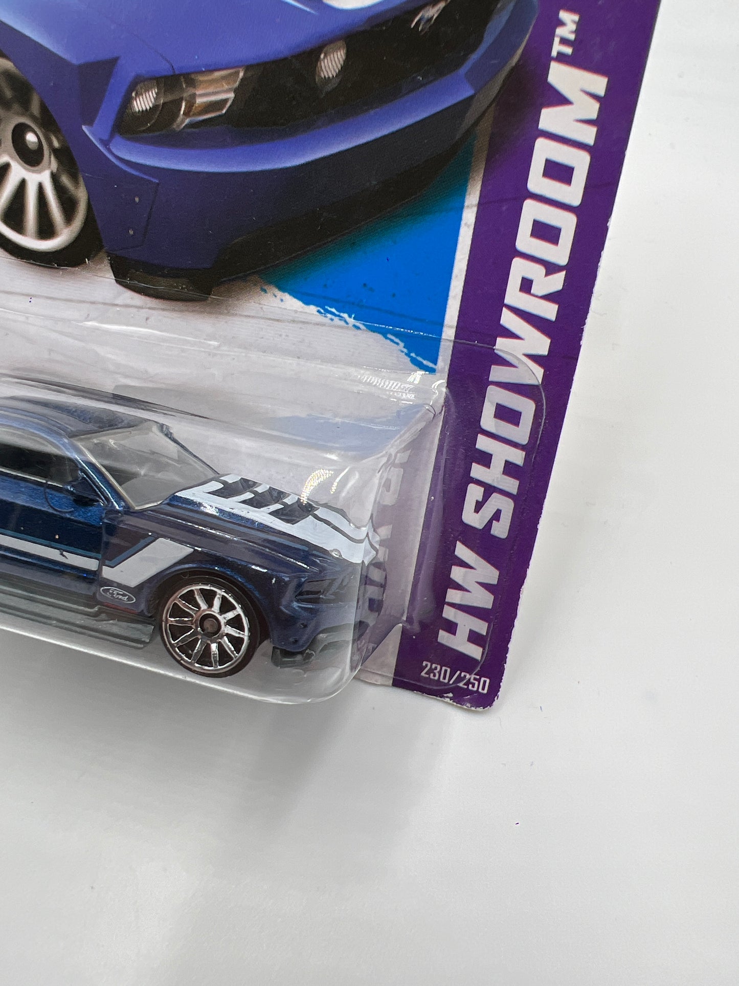 2013 Hot Wheels Showroom #230 Custom 12 Ford Mustang Blue 33D